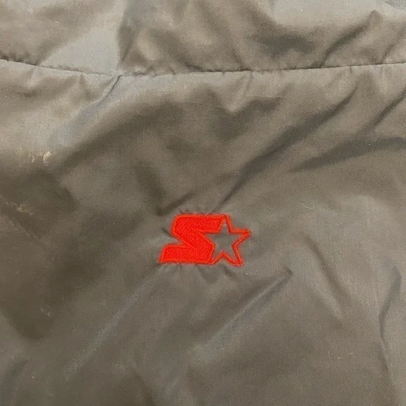 STARTER Vintage Nylon Zip Up Vest, Men’s Large - Picture 4 of 7